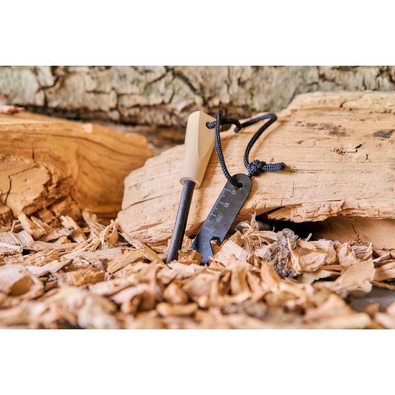 Podpaľovač z nehrdzavejúcej ocele Azra, hnedá Podpaľovač z nehrdzavejúcej ocele Azra, hnedá