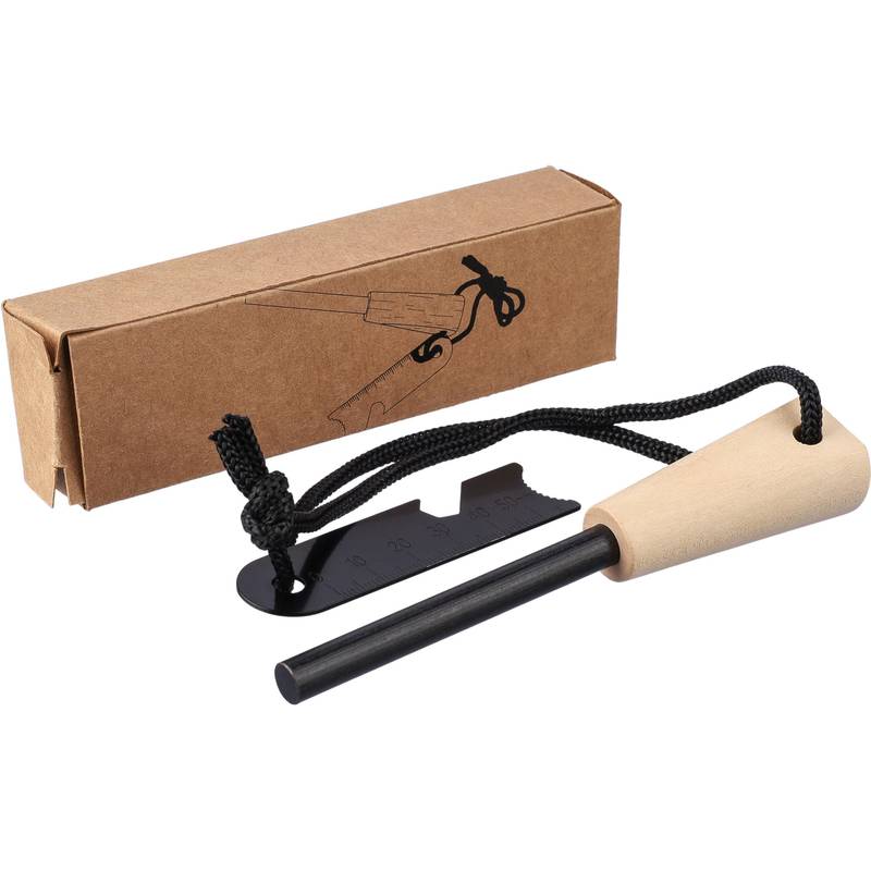 Podpaľovač z nehrdzavejúcej ocele Azra, hnedá Podpaľovač z nehrdzavejúcej ocele Azra, hnedá