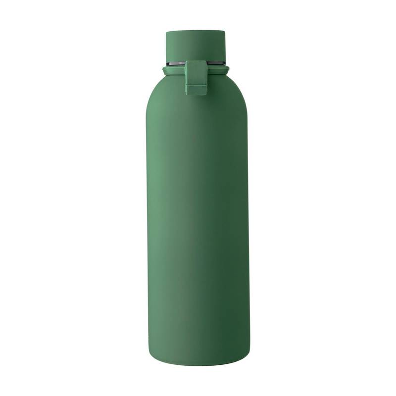 Dvojstenná fľaša na pitie z recyklovaného nehrdzavejúceho kovu (500 ml) Sena, zelená Dvojstenná fľaša na pitie z recyklovaného nehrdzavejúceho kovu (500 ml) Sena, zelená