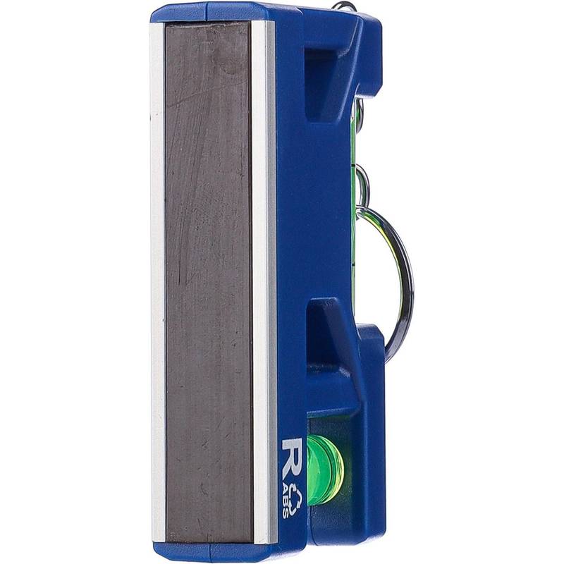 Kľúčenka s vodováhou z recyklovaného ABS materiálu Indira, čierna Kľúčenka s vodováhou z recyklovaného ABS materiálu Indira, čierna