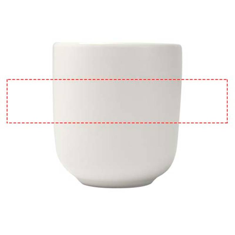 Male sada 2 keramických hrnčekov na espresso 90 ml, biela Male sada 2 keramických hrnčekov na espresso 90 ml, biela