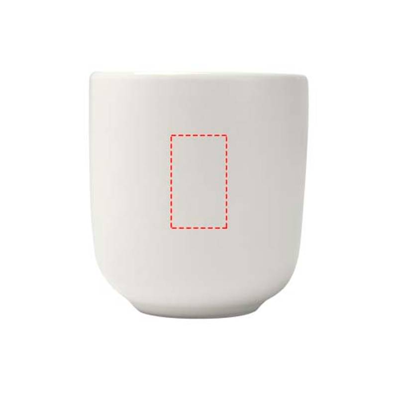 Male sada 2 keramických hrnčekov na espresso 90 ml, biela Male sada 2 keramických hrnčekov na espresso 90 ml, biela