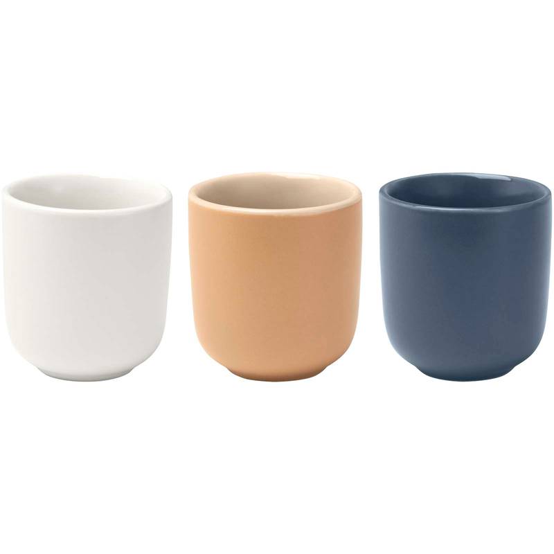 Male sada 2 keramických hrnčekov na espresso 90 ml, biela Male sada 2 keramických hrnčekov na espresso 90 ml, biela