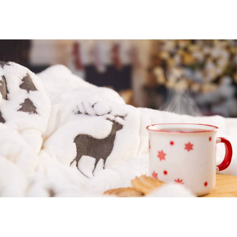 Arsunda RPET vianočná deka, sivá Arsunda RPET vianočná deka, sivá