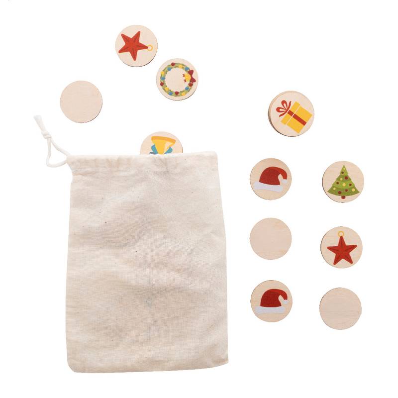 Junoppi vianočné pexeso, hnedá Natural Junoppi vianočné pexeso, hnedá Natural