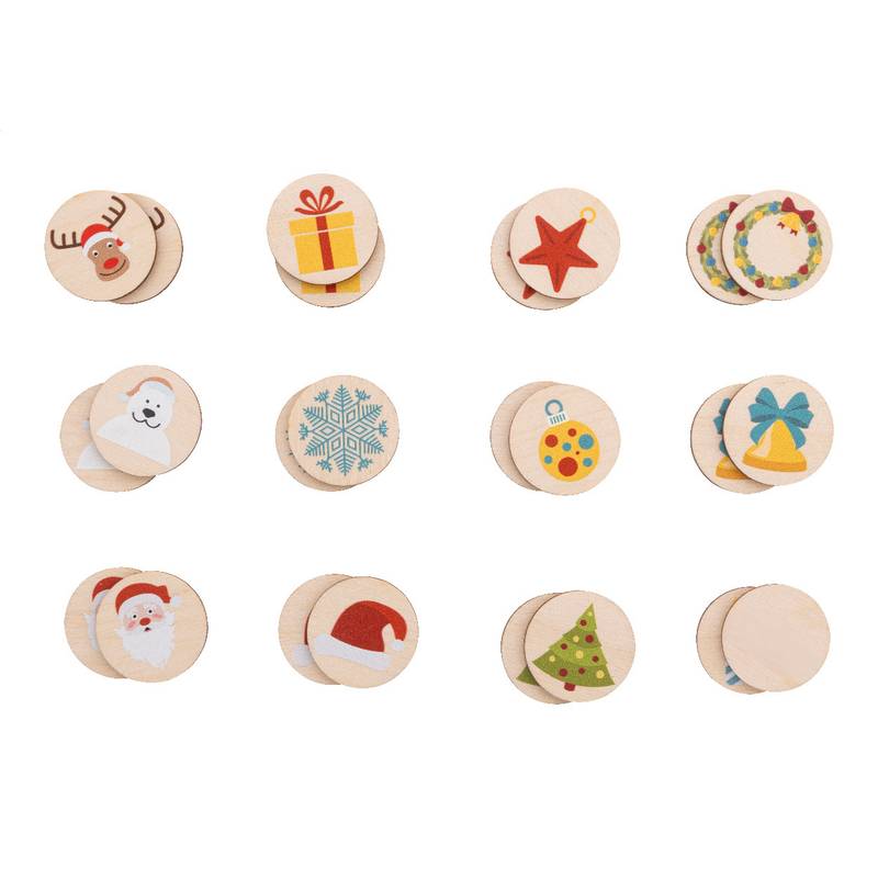 Junoppi vianočné pexeso, hnedá Natural Junoppi vianočné pexeso, hnedá Natural