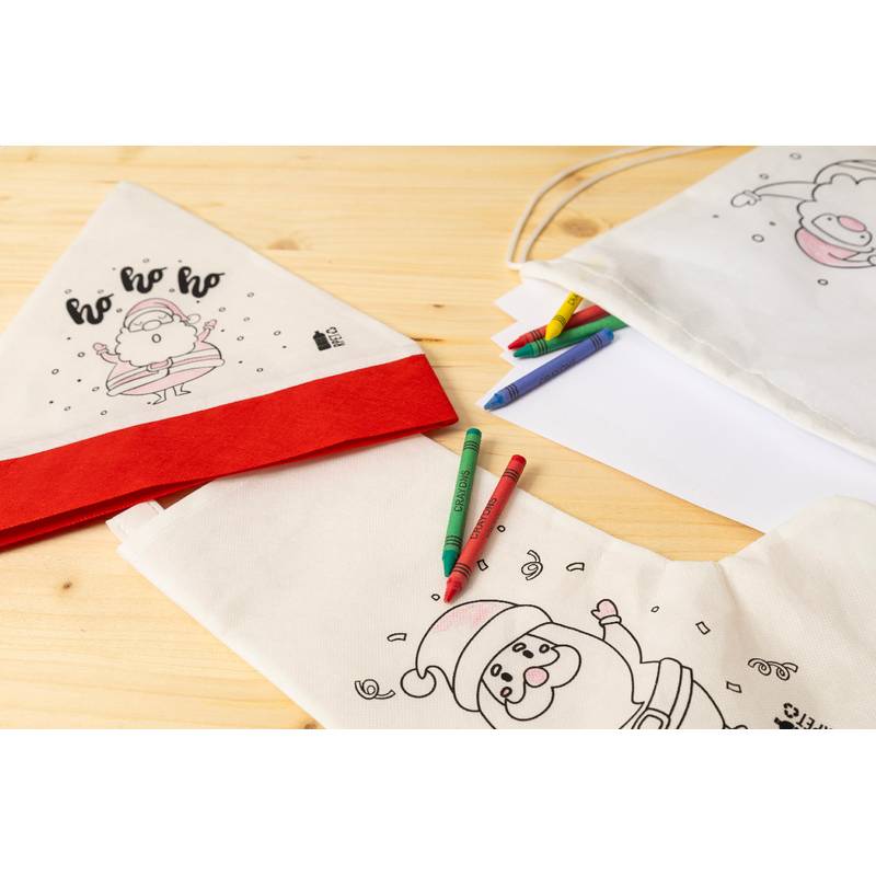 Julfar Hat čiapka Santa na vyfarbenie, biela Julfar Hat čiapka Santa na vyfarbenie, biela