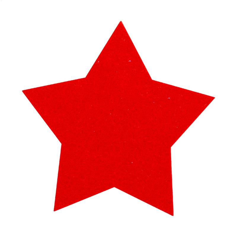 Vagnes chyba vianočných podtáckov z RPET, červená Vagnes chyba vianočných podtáckov z RPET, červená