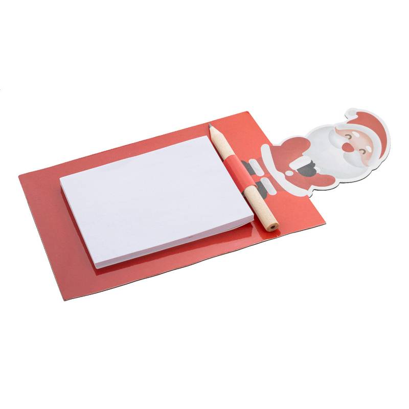 Julliste Vianočný magnetický zápisník, Santa Claus, červená Julliste Vianočný magnetický zápisník, Santa Claus, červená