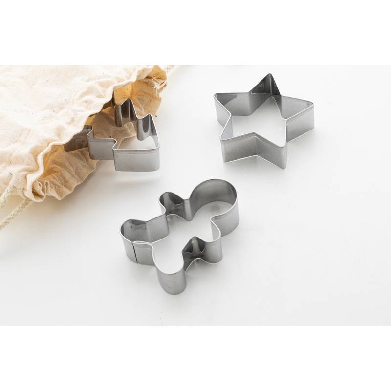 Pepparku chyba vianočných vykrajovačov na sušienky, sivá Silver Pepparku chyba vianočných vykrajovačov na sušienky, sivá Silver