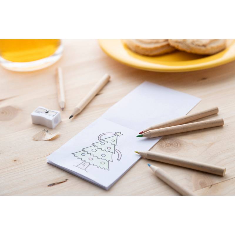 Jolably vianočná sada s omaľovánkami, hnedá Natural Jolably vianočná sada s omaľovánkami, hnedá Natural