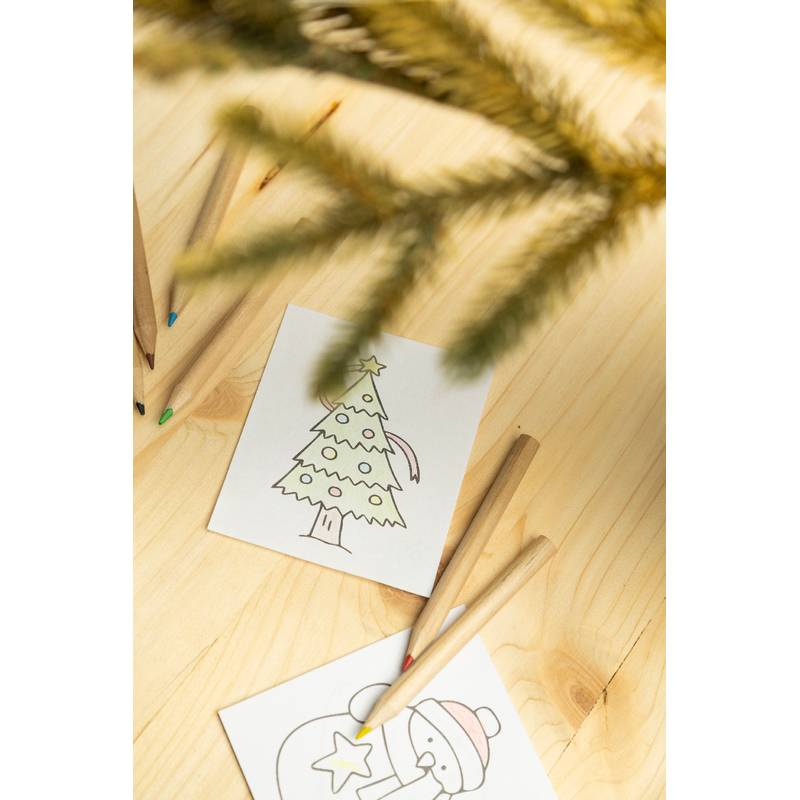 Jolably vianočná sada s omaľovánkami, hnedá Natural Jolably vianočná sada s omaľovánkami, hnedá Natural