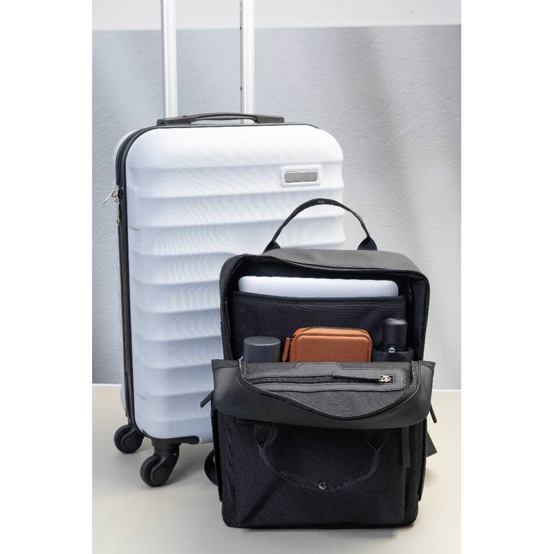 Brunel batoh z RPET, čierna Brunel batoh z RPET, čierna