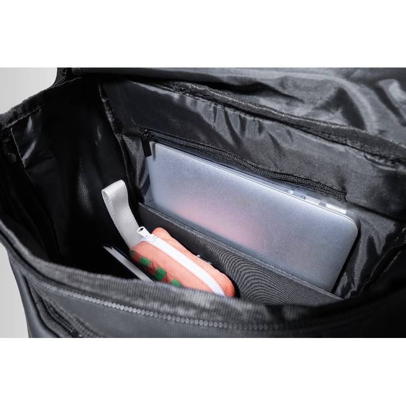 Pullman batoh na dokumenty z RPET, čierna Pullman batoh na dokumenty z RPET, čierna