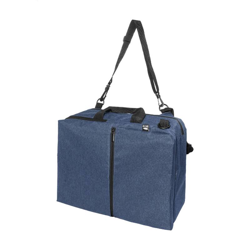 Walton batoh na dokumenty z RPET, modrá Dark Walton batoh na dokumenty z RPET, modrá Dark