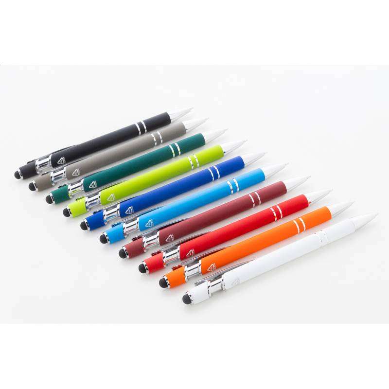 Tonnel Soft dotykové guličkové pero, biela Tonnel Soft dotykové guličkové pero, biela