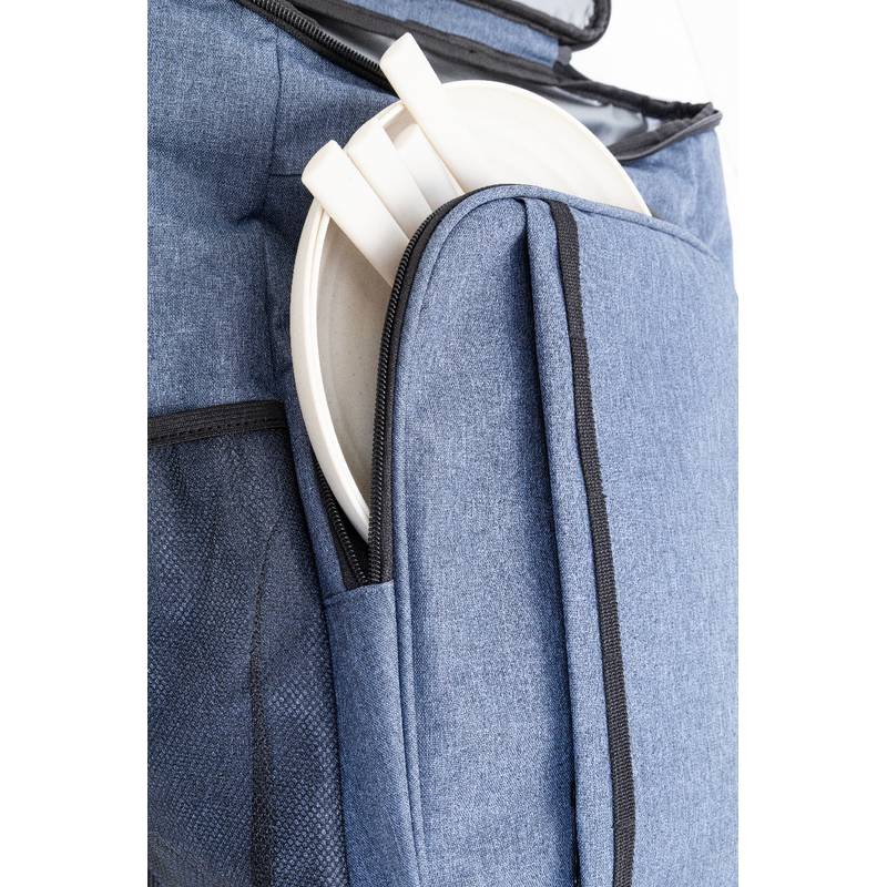 Duonic chladící piknikový batoh z RPET, modrá Dark Duonic chladící piknikový batoh z RPET, modrá Dark