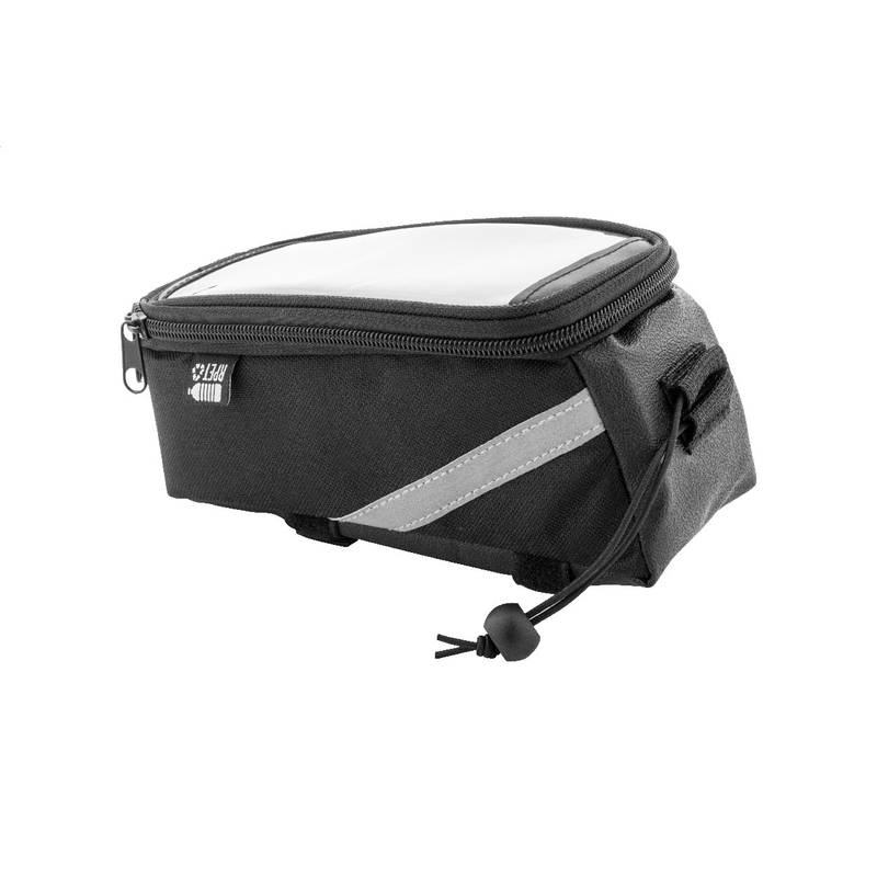 Velofon púzdro na mobil na bicykel z RPET, čierna Velofon púzdro na mobil na bicykel z RPET, čierna