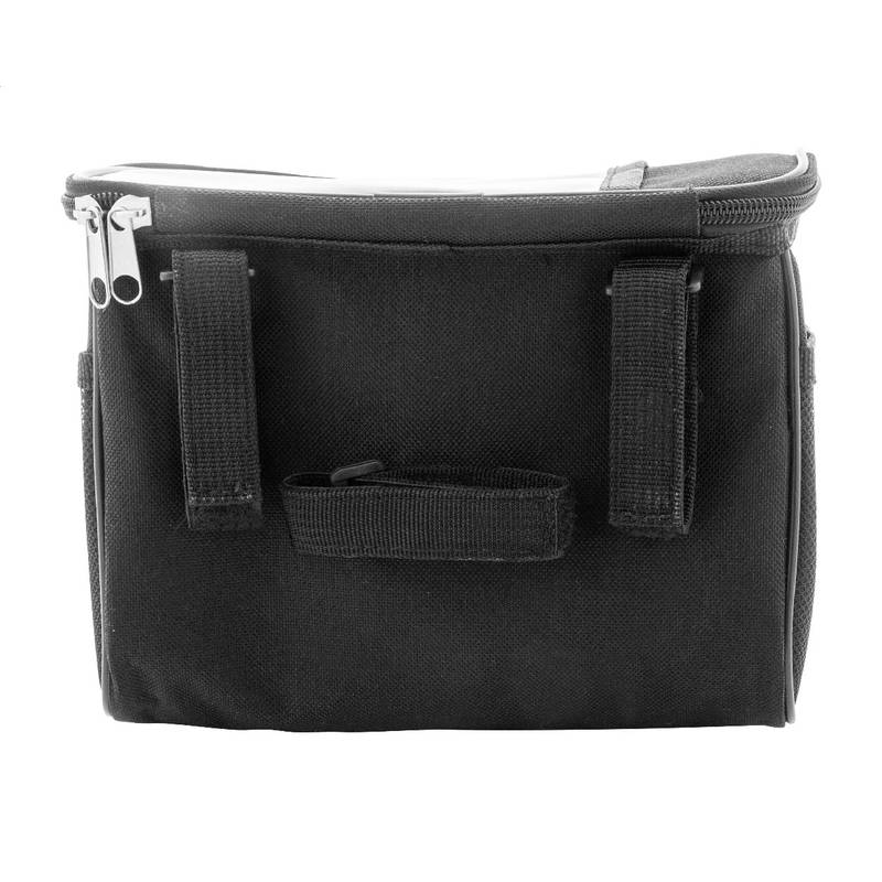 Velofon Plus púzdro na mobil na bicykel z RPET, čierna Velofon Plus púzdro na mobil na bicykel z RPET, čierna