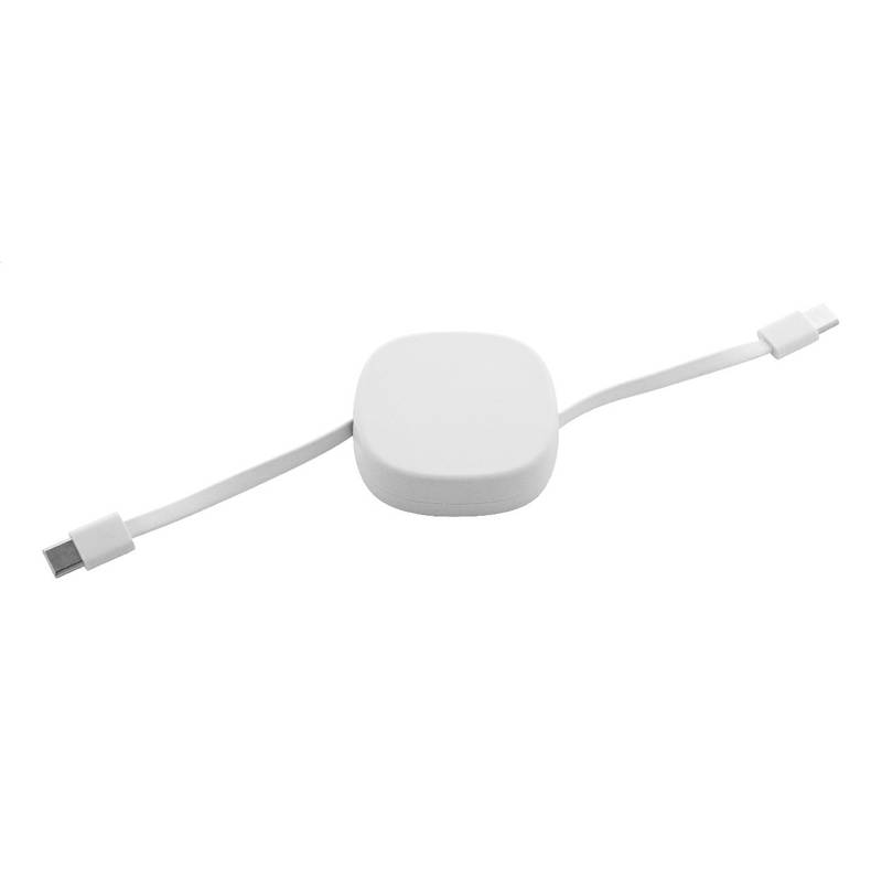 Cabsle 60W nabíjecí kabel RABS USB-C, bílá Cabsle 60W nabíjecí kabel RABS USB-C, bílá