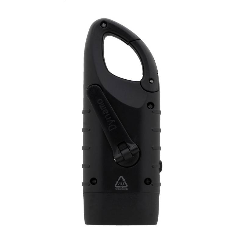 Diluto solárna dynamosvietidlo RABS, čierna Diluto solárna dynamosvietidlo RABS, čierna