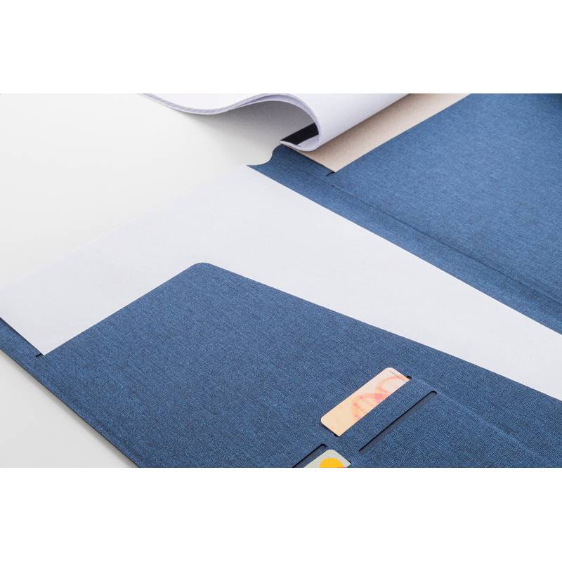 Wapudo A4 zložka na dokumenty z RPET, modrá Wapudo A4 zložka na dokumenty z RPET, modrá