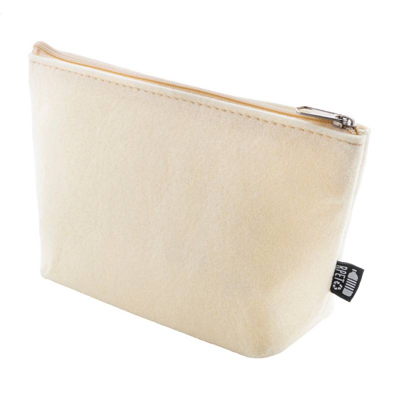 Refelt Beauty kozmetická taška z RPET, hnedá Natural Refelt Beauty kozmetická taška z RPET, hnedá Natural