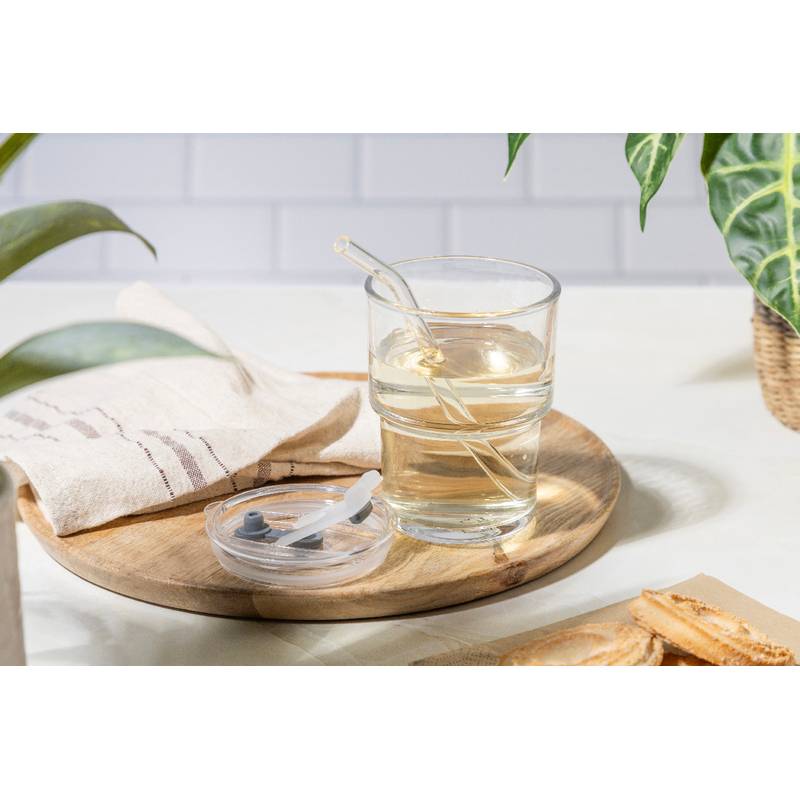 Glassip sklenený cestovný hrnček, transparentá Glassip sklenený cestovný hrnček, transparentá