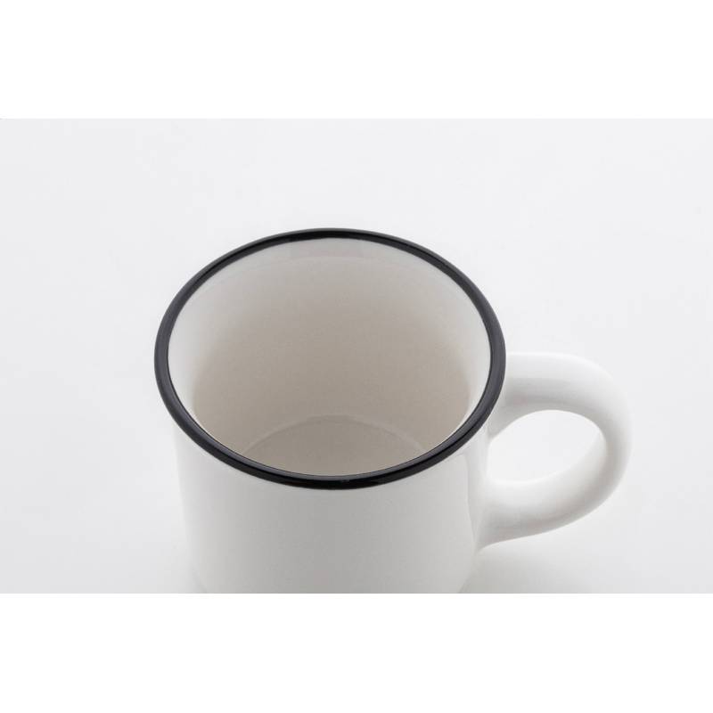 Woodstock Mini mini vintage hrnek, bílá Woodstock Mini mini vintage hrnek, bílá