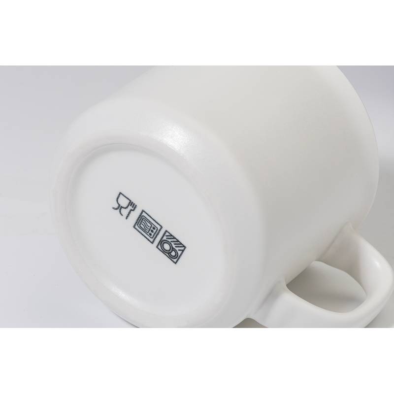 Woodstock Flat matný vintage hrnek, bílá Woodstock Flat matný vintage hrnek, bílá