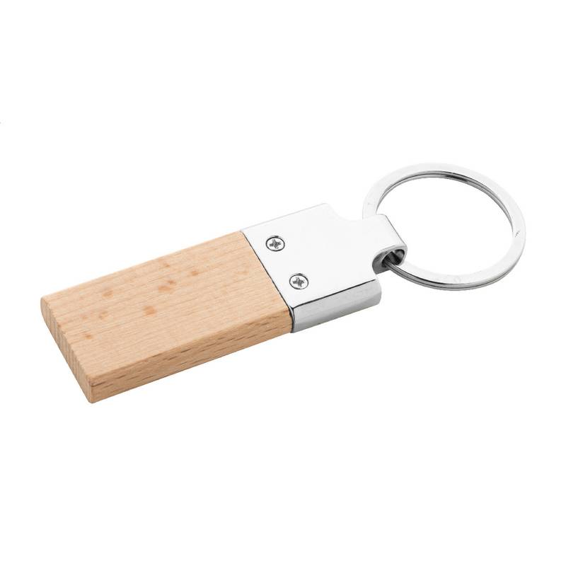 Lignum prívesok na kľúče, hnedá Natural Lignum prívesok na kľúče, hnedá Natural