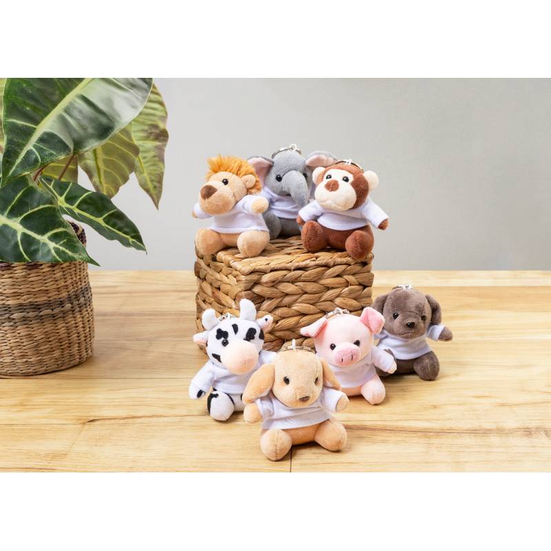 ApeFob plyšový prívesok na kľúče s opičkou, hnedá ApeFob plyšový prívesok na kľúče s opičkou, hnedá