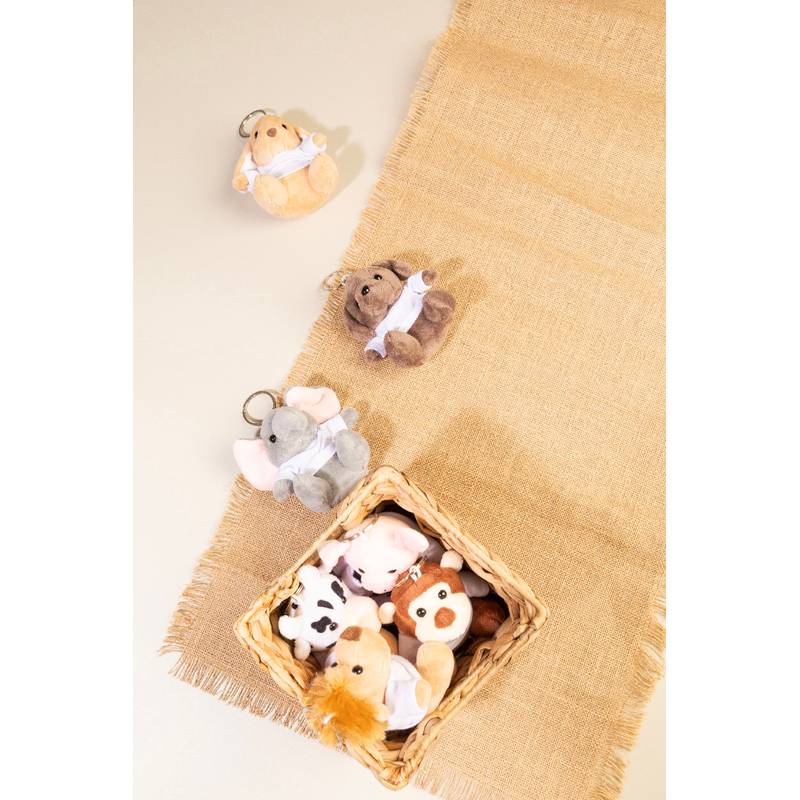 TrumpFob plyšový prívesok na kľúče s slonom, sivá TrumpFob plyšový prívesok na kľúče s slonom, sivá