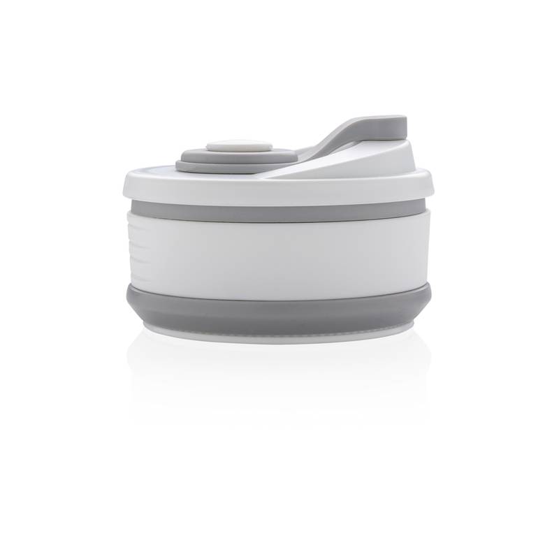 Skládací silikonový hrnček, šedá Skládací silikonový hrnček, šedá