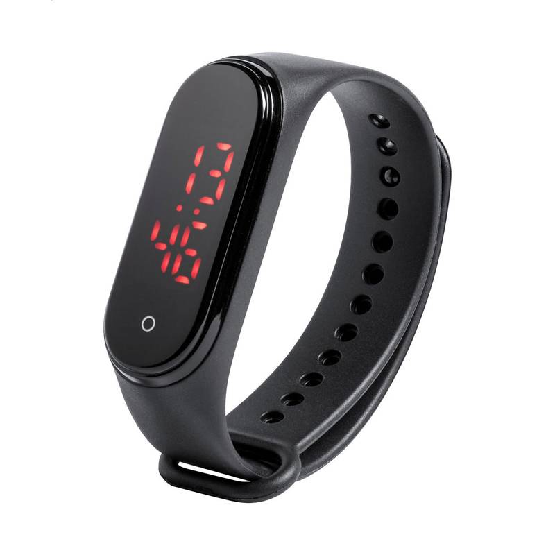 Zadře náramek s teploměrem, černá Zadře náramek s teploměrem, černá