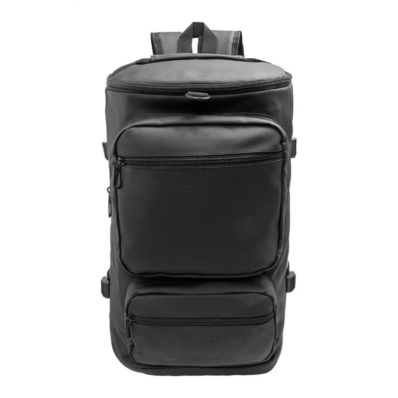 Messner batoh z RPET, černá Messner batoh z RPET, černá