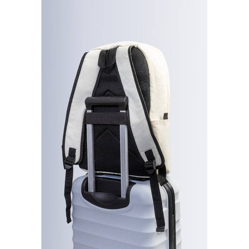 Recabak batoh z recyklovaného plátna, hnedá Natural Recabak batoh z recyklovaného plátna, hnedá Natural