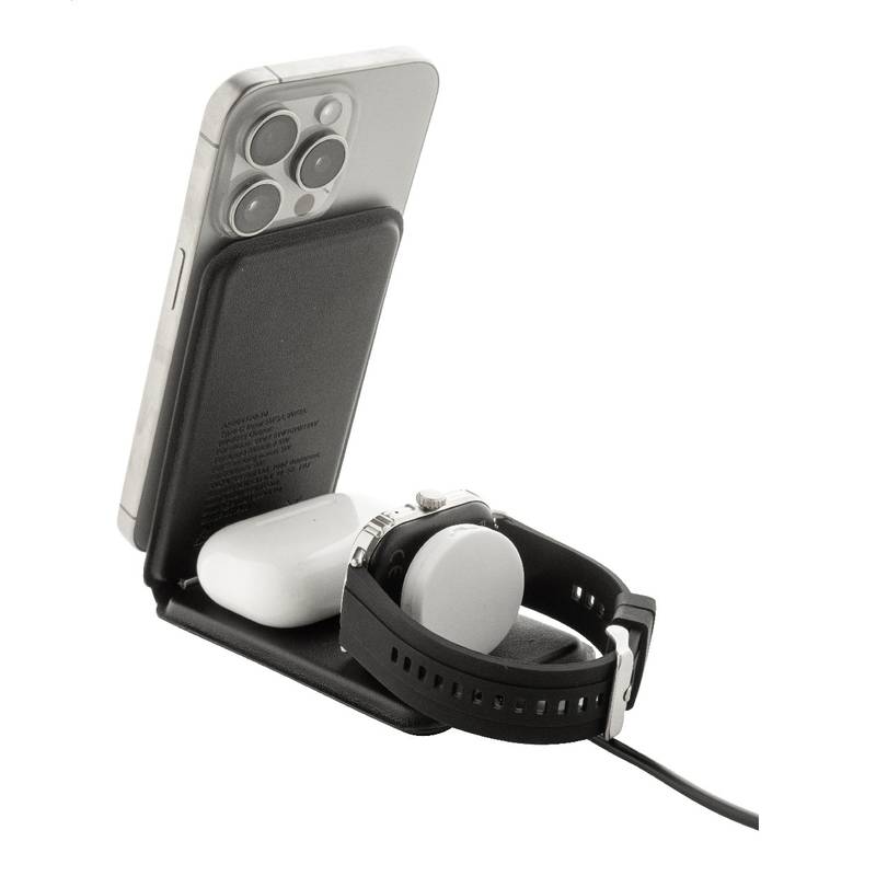 LuxCharge Stand držiak na mobil RPU, bezdrôtová nabíjačka, čierna LuxCharge Stand držiak na mobil RPU, bezdrôtová nabíjačka, čierna