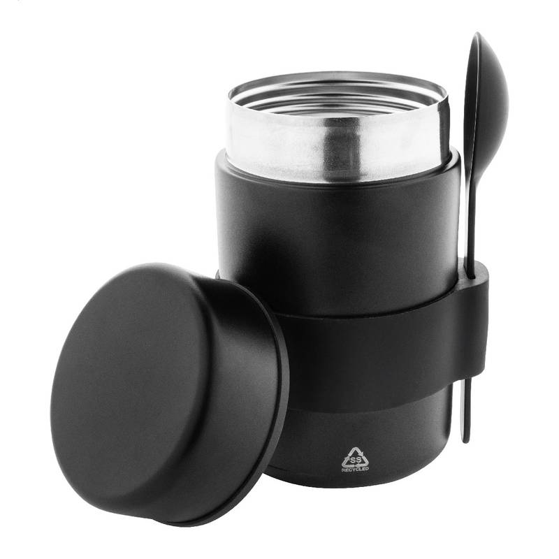 Minestrone izolovaná RSS nádoba na jedlo, čierna Minestrone izolovaná RSS nádoba na jedlo, čierna