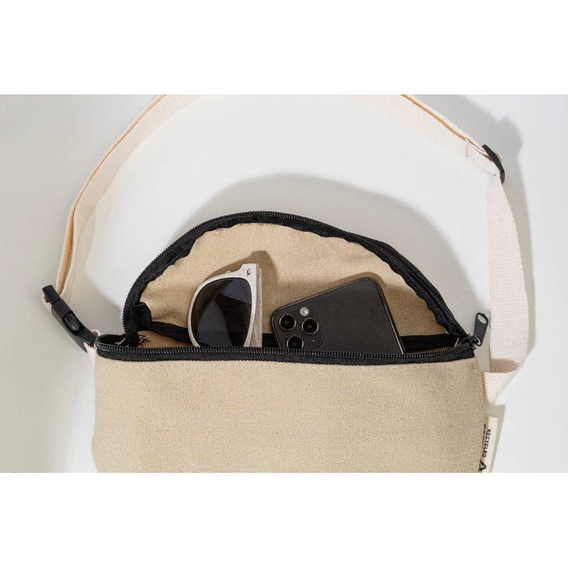 Rekan Hip ľadvinka z recyklovaného plátna, hnedá Natural Rekan Hip ľadvinka z recyklovaného plátna, hnedá Natural