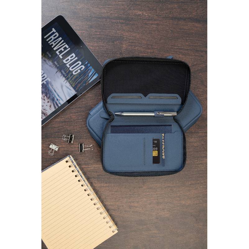 Pulux Pass cestovný organizér z RPU, modrá Pulux Pass cestovný organizér z RPU, modrá