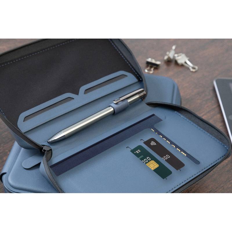 Pulux Pass cestovný organizér z RPU, modrá Pulux Pass cestovný organizér z RPU, modrá