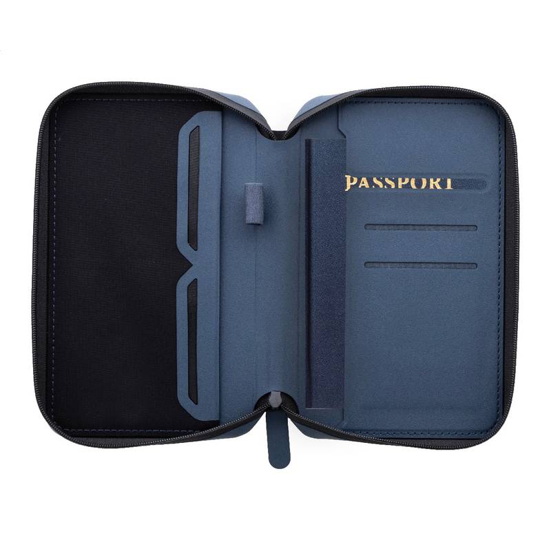 Pulux Pass cestovný organizér z RPU, modrá Pulux Pass cestovný organizér z RPU, modrá