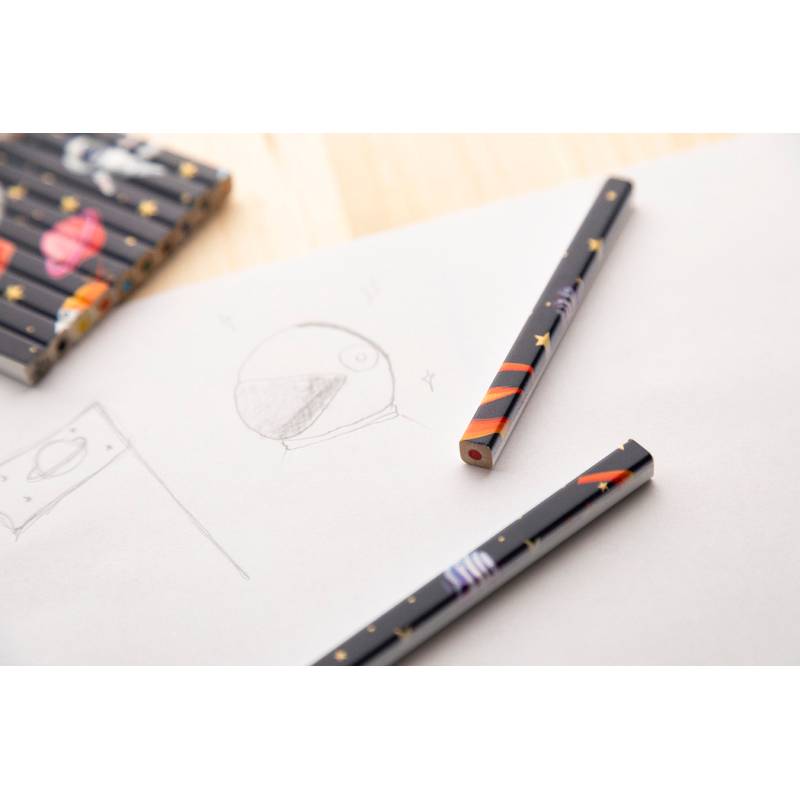 Printcil súprava 12 ceruziek, biela Printcil súprava 12 ceruziek, biela