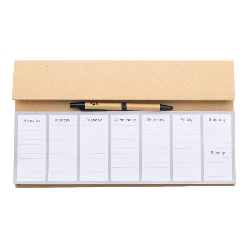 Weeknot týždenný stolný diár, hnedá Natural Weeknot týždenný stolný diár, hnedá Natural