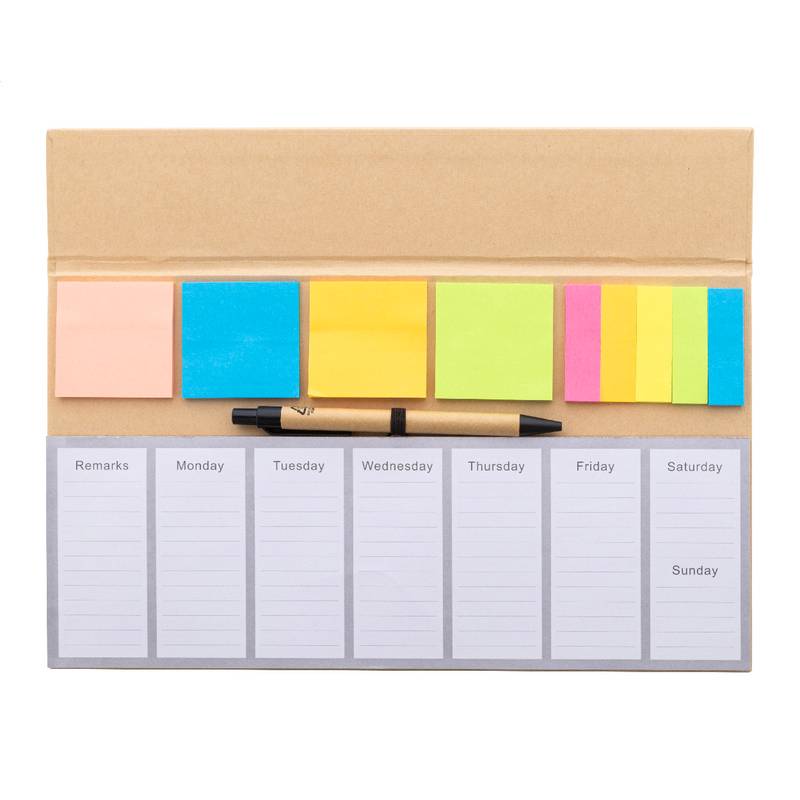 Weeknot týždenný stolný diár, hnedá Natural Weeknot týždenný stolný diár, hnedá Natural