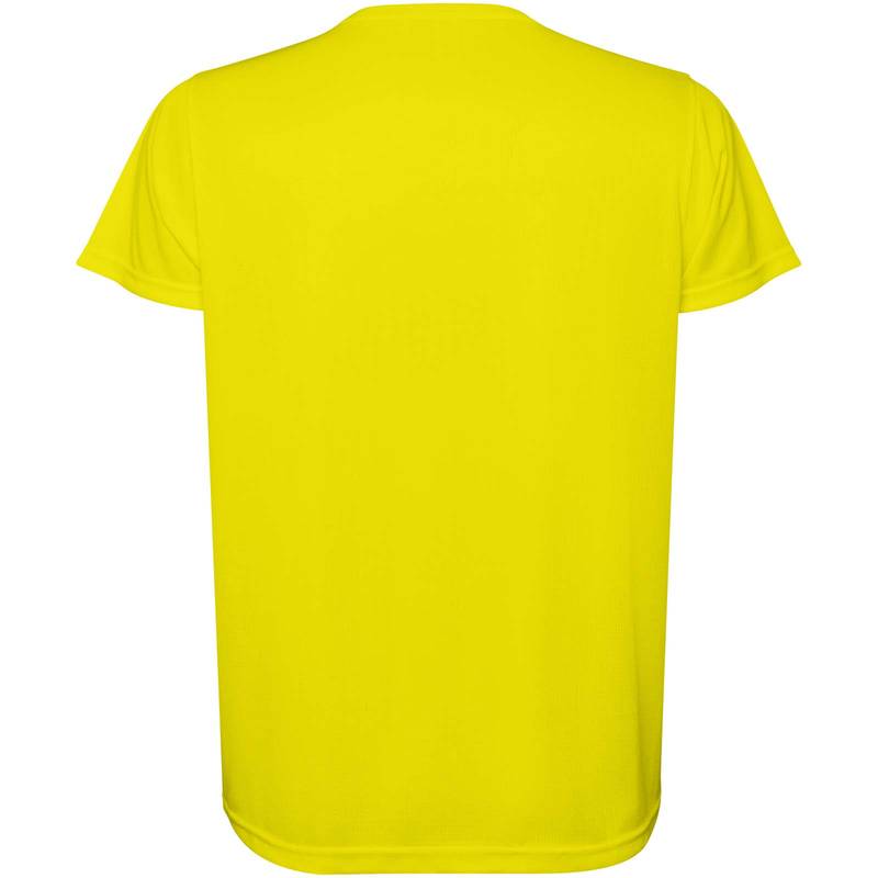 Pánské tričko s krátkým rukávem Estoril, žlutá Fluor, S Pánské tričko s krátkým rukávem Estoril, žlutá Fluor, S