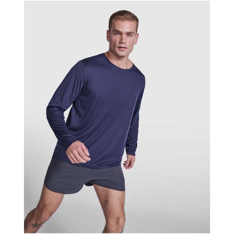 Pánské tričko s dlouhým rukávem Extreme, modrá Navy, XS Pánské tričko s dlouhým rukávem Extreme, modrá Navy, XS