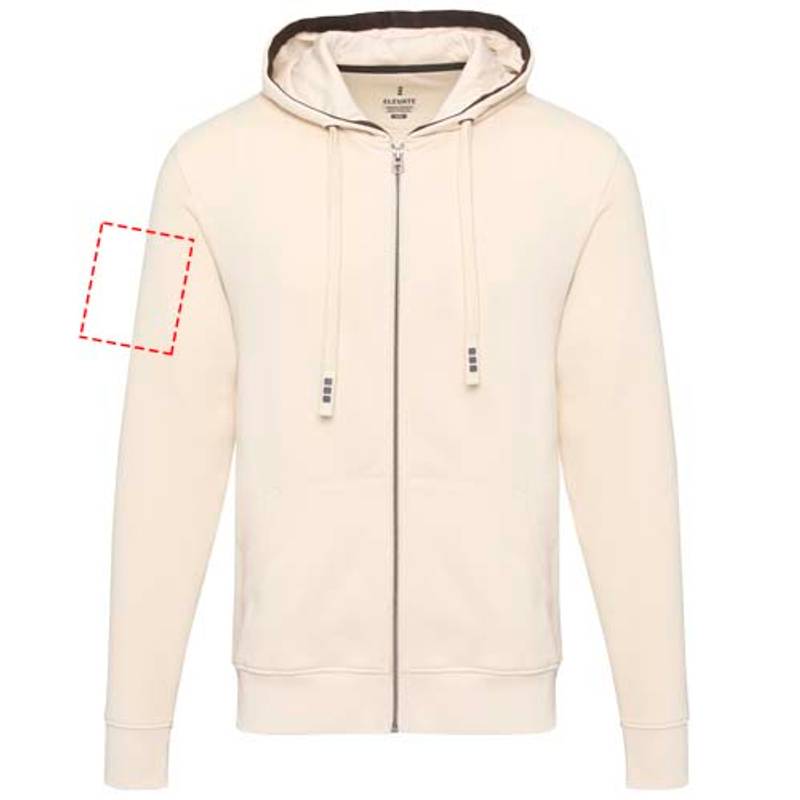 Mikina Arora s kapucňou, zips v celej dĺžke, hnedá Sandstone, XS Mikina Arora s kapucňou, zips v celej dĺžke, hnedá Sandstone, XS