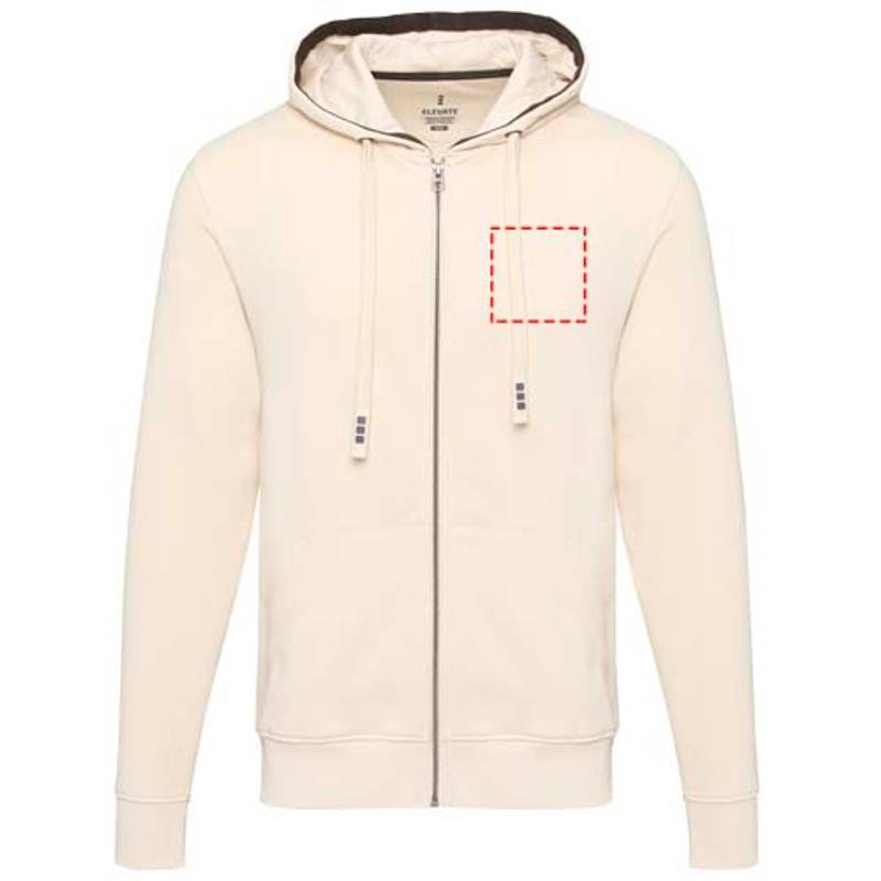 Mikina Arora s kapucňou, zips v celej dĺžke, hnedá Sandstone, XS Mikina Arora s kapucňou, zips v celej dĺžke, hnedá Sandstone, XS